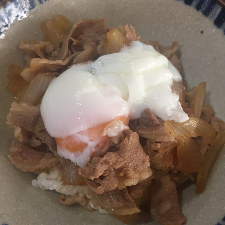 赤ワイン入り牛丼